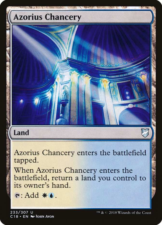 Azorius Chancery [Commander 2018] | Chromatic Games