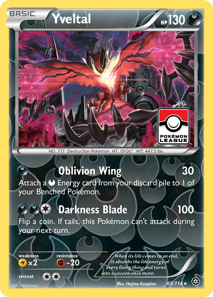 Yveltal (65/114) [XY: Steam Siege] | Chromatic Games