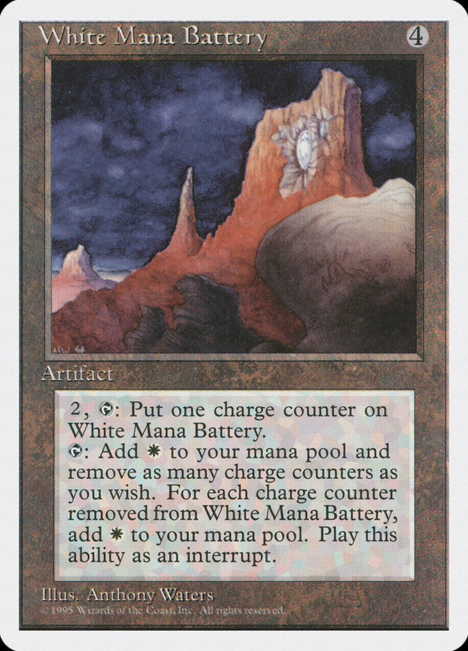 White Mana Battery [Fourth Edition] | Chromatic Games