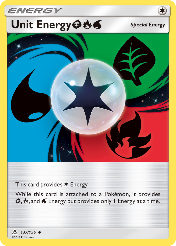 Unit Energy Grass,Fire,Water [Ultra Prism] | Chromatic Games