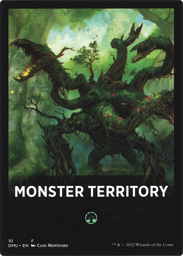 Monster Territory Theme Card [Dominaria United Tokens] | Chromatic Games