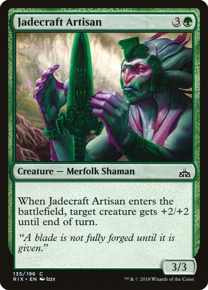 Jadecraft Artisan [Rivals of Ixalan] | Chromatic Games