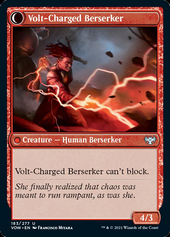 Voltaic Visionary // Volt-Charged Berserker [Innistrad: Crimson Vow] | Chromatic Games