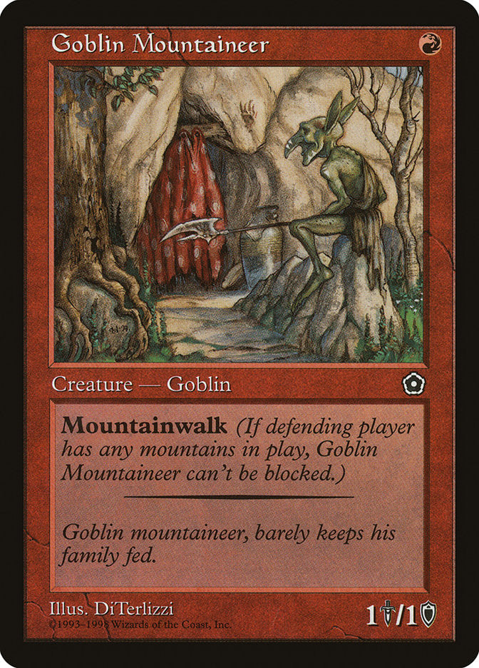 Goblin Mountaineer [Portal Second Age] | Chromatic Games