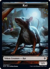 Rat // Food (15) Double-Sided Token [Throne of Eldraine Tokens] | Chromatic Games