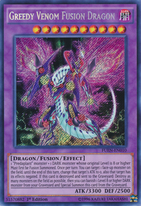 Greedy Venom Fusion Dragon [FUEN-EN010] Secret Rare | Chromatic Games