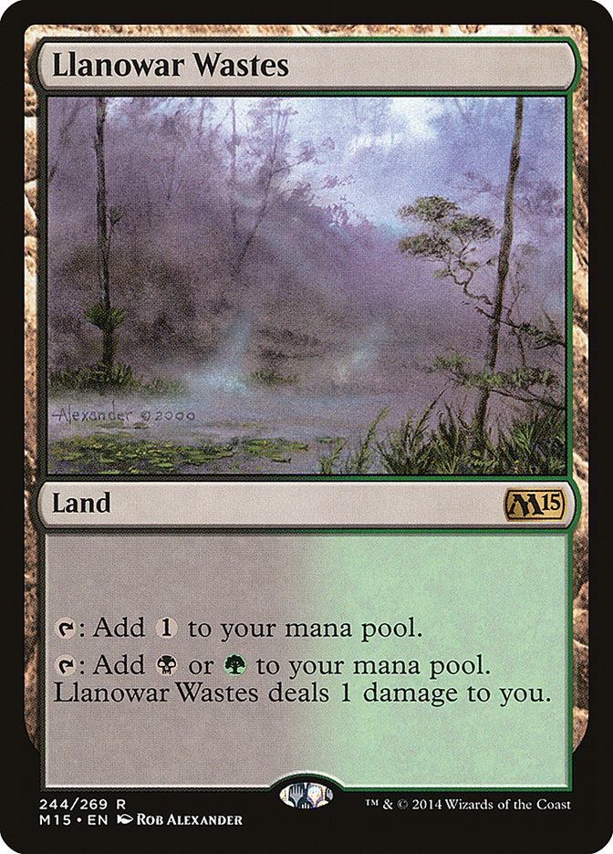 Llanowar Wastes [Magic 2015] | Chromatic Games