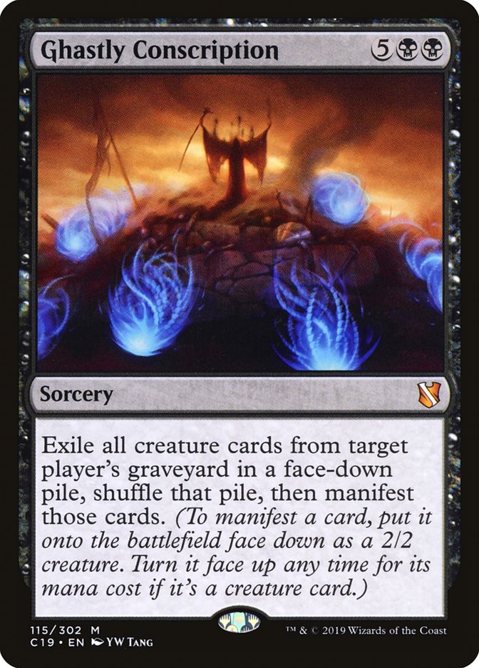 Ghastly Conscription [Commander 2019] | Chromatic Games