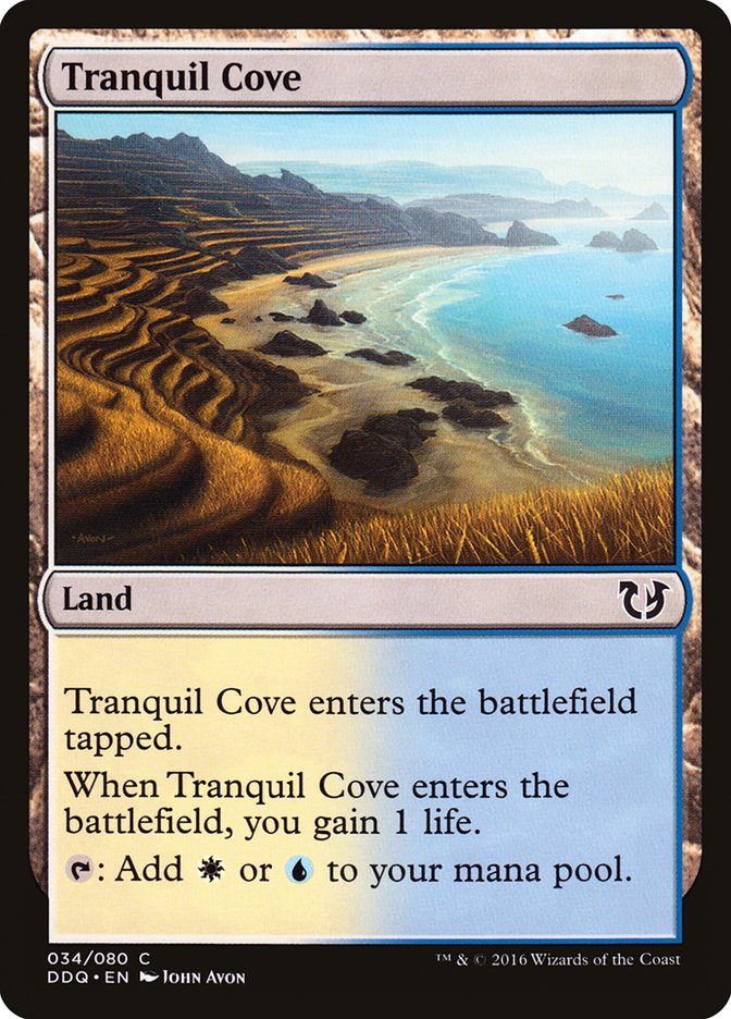 Tranquil Cove [Duel Decks: Blessed vs. Cursed] | Chromatic Games