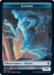 Illusion // Plant Double-Sided Token [Zendikar Rising Tokens] | Chromatic Games