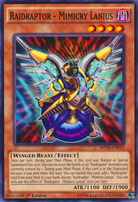 Raidraptor - Mimicry Lanius [MP16-EN015] Common | Chromatic Games