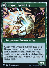 The Dragon-Kami Reborn // Dragon-Kami's Egg [Kamigawa: Neon Dynasty Prerelease Promos] | Chromatic Games