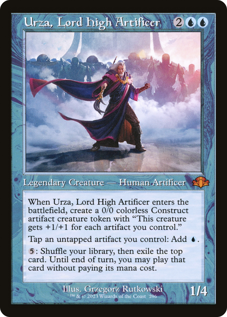 Urza, Lord High Artificer (Retro) [Dominaria Remastered] | Chromatic Games