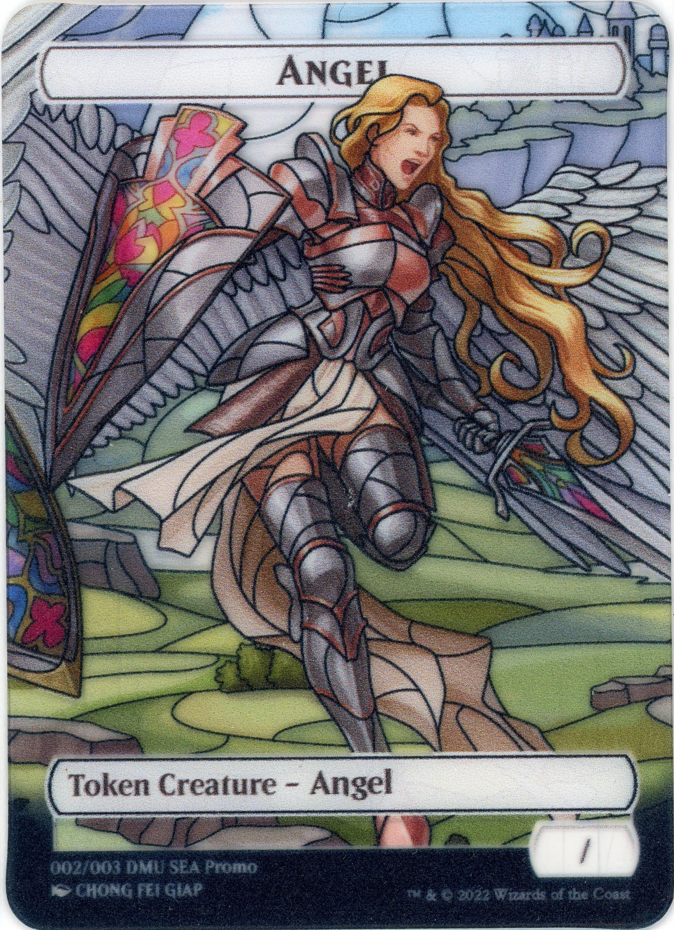 Angel Token (SEA Exclusive) [Dominaria United Tokens] | Chromatic Games