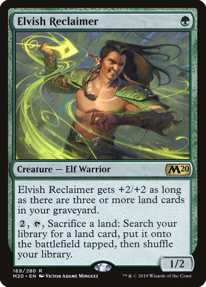 Elvish Reclaimer [Core Set 2020] | Chromatic Games