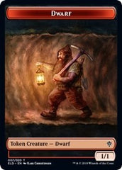 Dwarf // Food (17) Double-Sided Token [Throne of Eldraine Tokens] | Chromatic Games