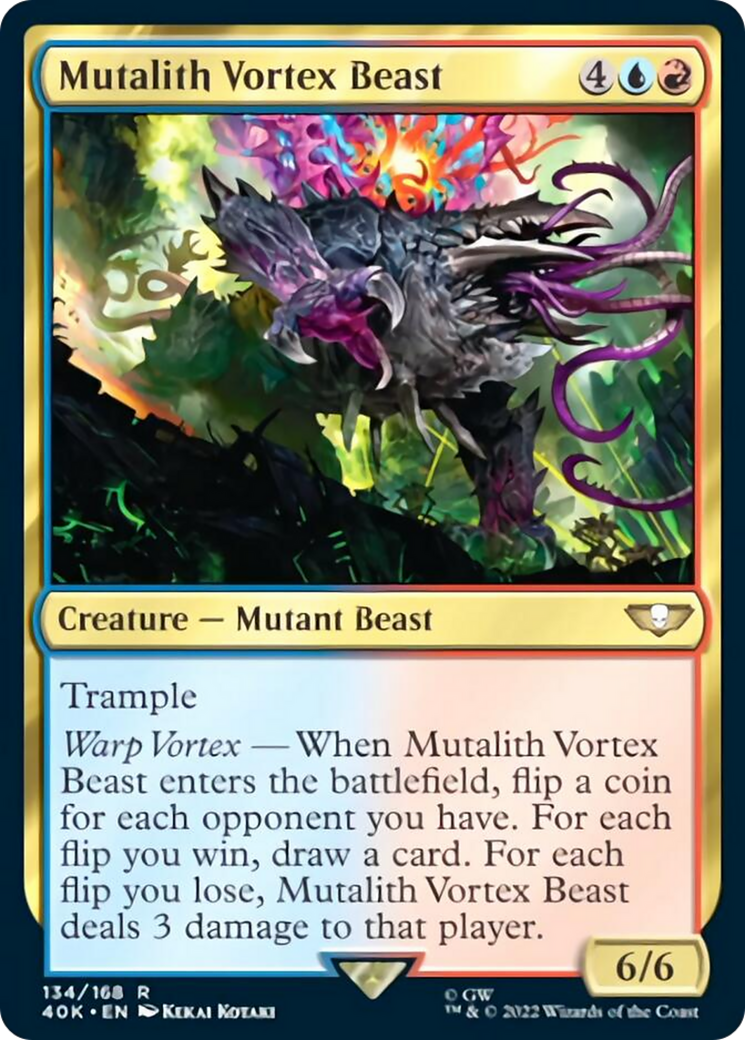 Mutalith Vortex Beast (Surge Foil) [Warhammer 40,000] | Chromatic Games