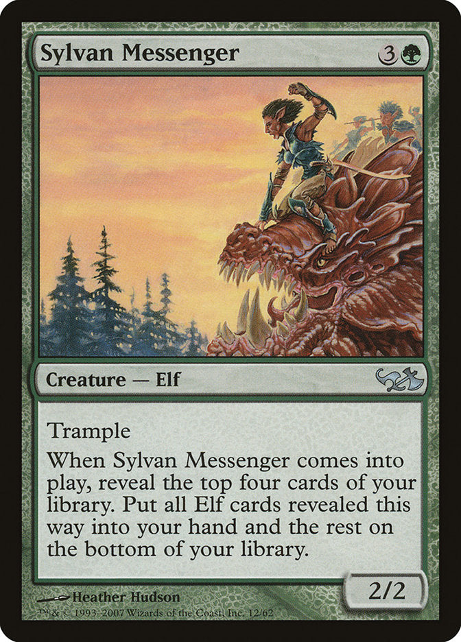 Sylvan Messenger [Duel Decks: Elves vs. Goblins] | Chromatic Games