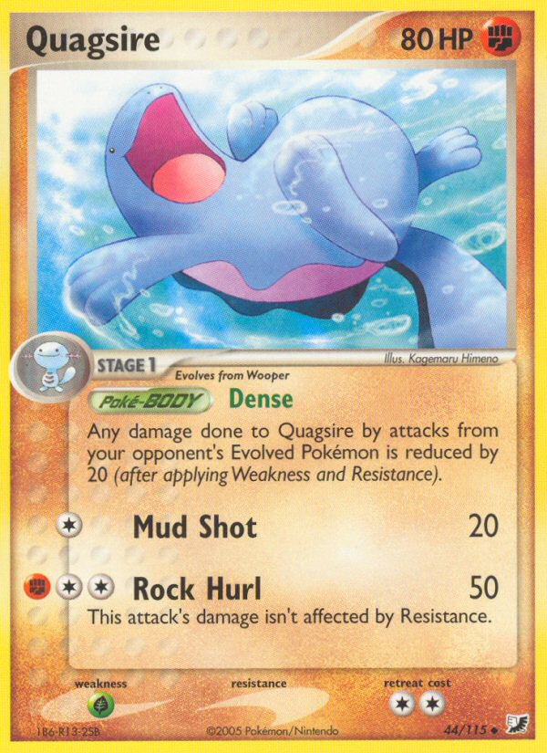 Quagsire (44/115) [EX: Unseen Forces] | Chromatic Games