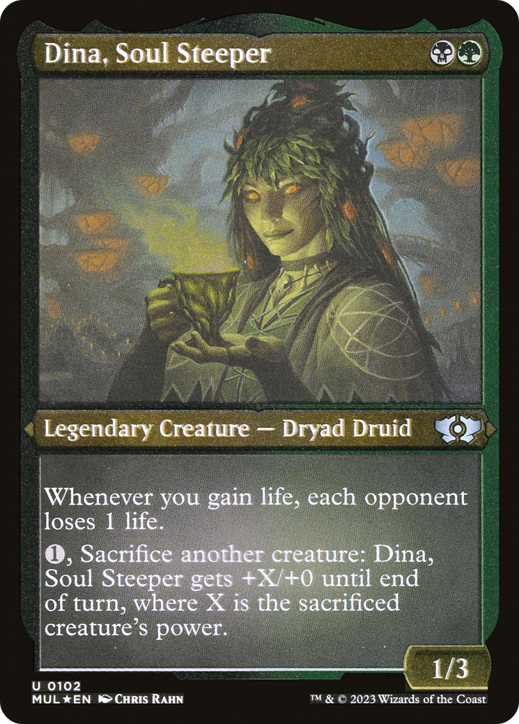 Dina, Soul Steeper (Foil Etched) [Multiverse Legends] | Chromatic Games