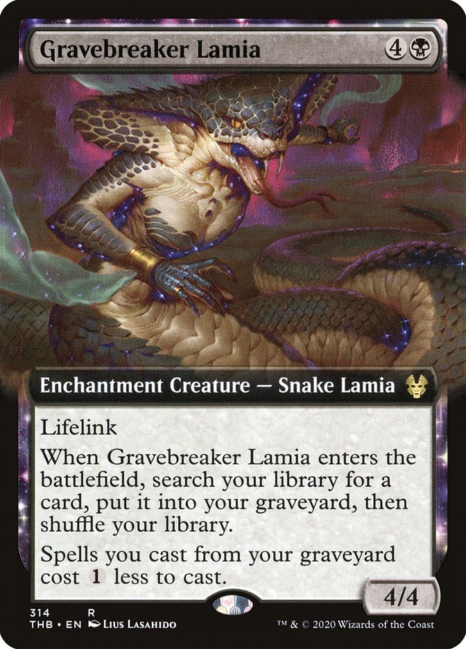 Gravebreaker Lamia (Extended Art) [Theros Beyond Death] | Chromatic Games