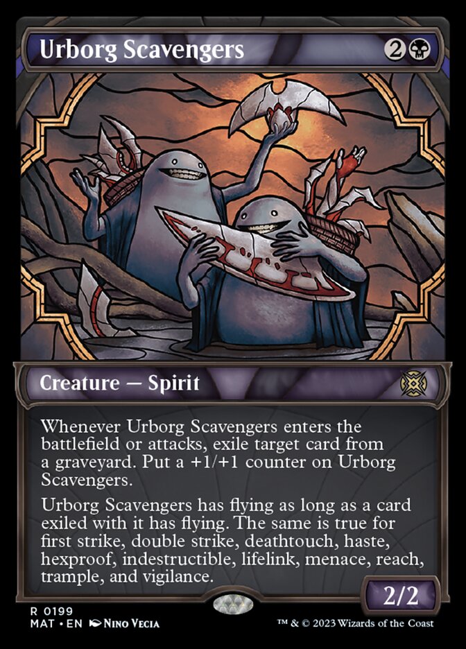 Urborg Scavengers (Showcase Halo Foil) [March of the Machine: The Aftermath] | Chromatic Games