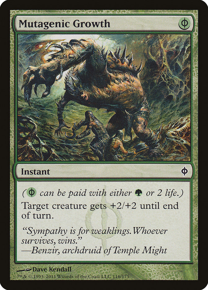 Mutagenic Growth [New Phyrexia] | Chromatic Games