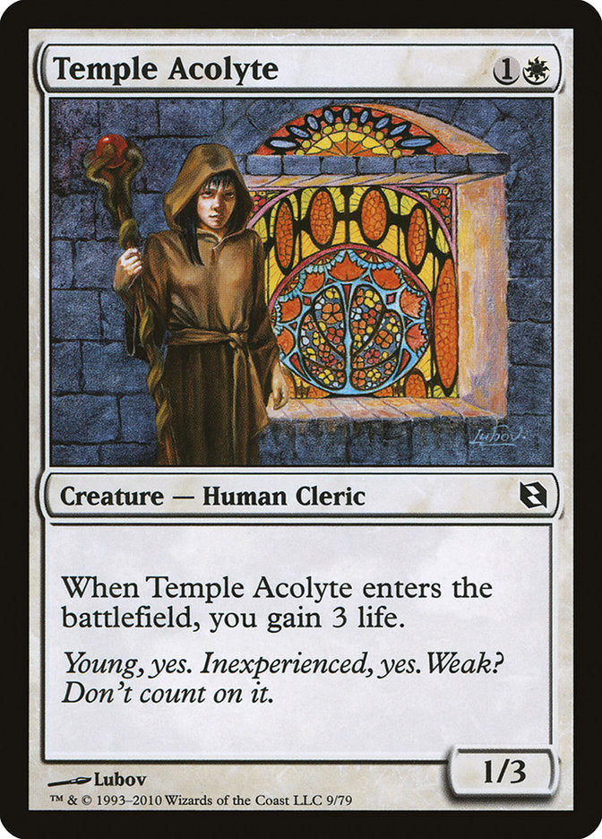 Temple Acolyte [Duel Decks: Elspeth vs. Tezzeret] | Chromatic Games