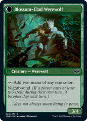 Weaver of Blossoms // Blossom-Clad Werewolf [Innistrad: Crimson Vow] | Chromatic Games