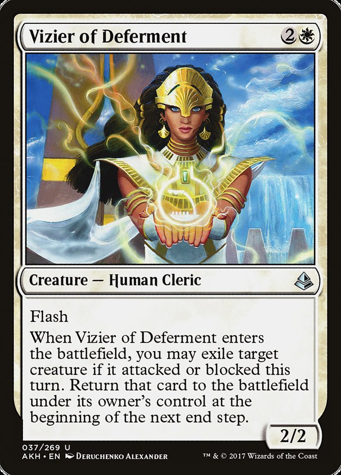 Vizier of Deferment [Amonkhet] | Chromatic Games