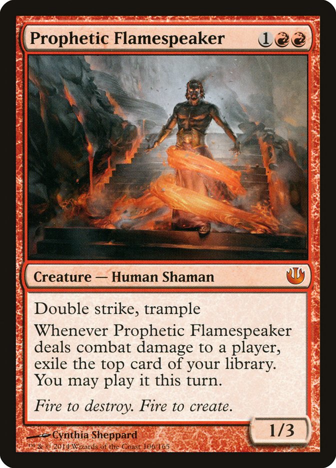 Prophetic Flamespeaker [Journey into Nyx] | Chromatic Games