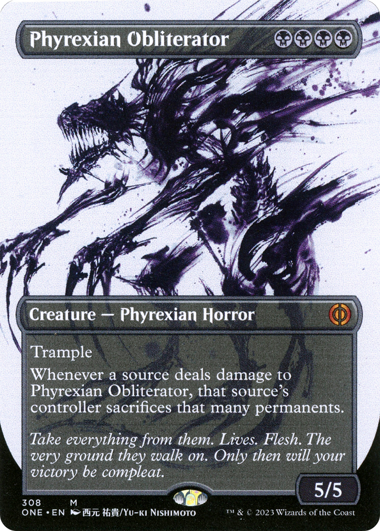 Phyrexian Obliterator (Borderless Ichor) [Phyrexia: All Will Be One] | Chromatic Games