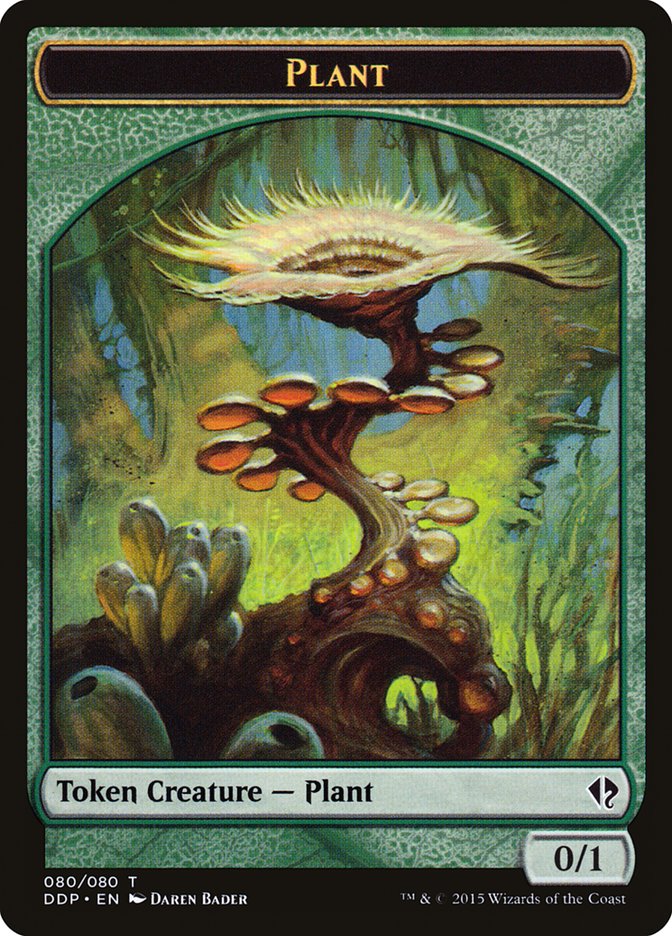 Plant Token [Duel Decks: Zendikar vs. Eldrazi] | Chromatic Games