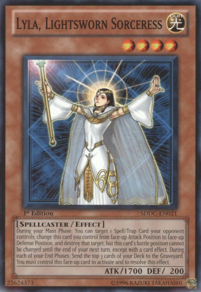 Lyla, Lightsworn Sorceress [SDDC-EN021] Common | Chromatic Games