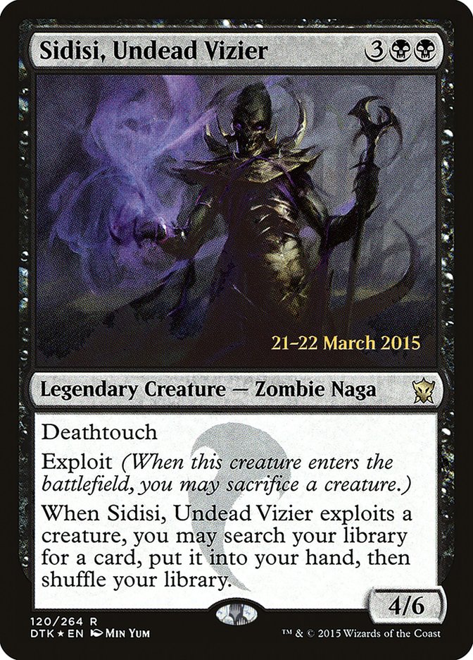 Sidisi, Undead Vizier [Dragons of Tarkir Prerelease Promos] | Chromatic Games