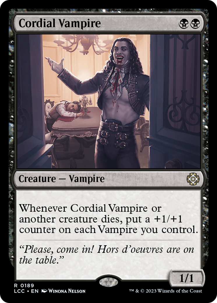 Cordial Vampire [The Lost Caverns of Ixalan Commander] | Chromatic Games