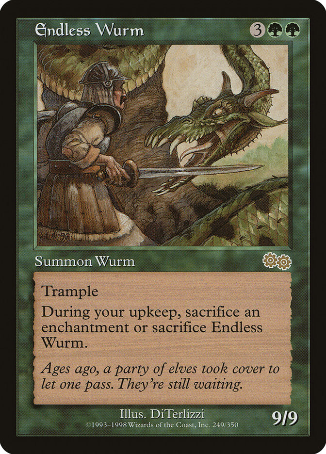 Endless Wurm [Urza's Saga] | Chromatic Games