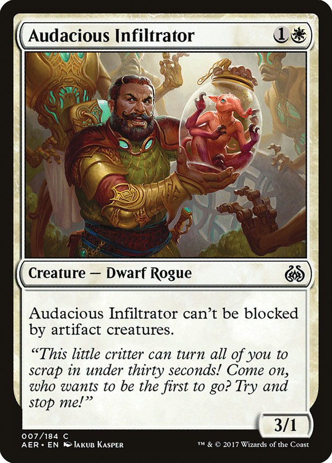 Audacious Infiltrator [Aether Revolt] | Chromatic Games