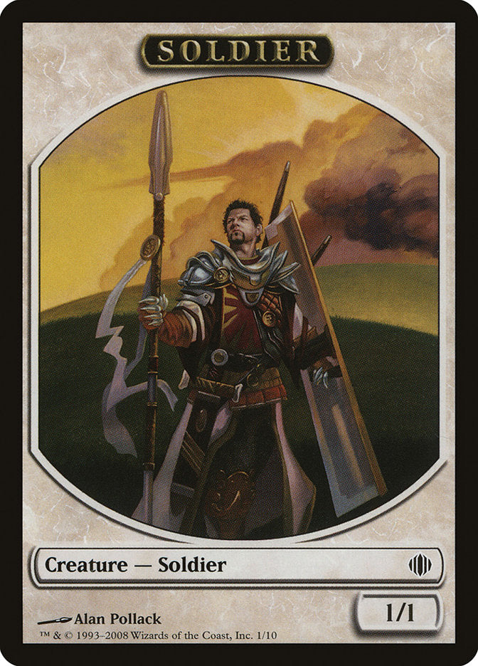 Soldier Token [Shards of Alara Tokens] | Chromatic Games