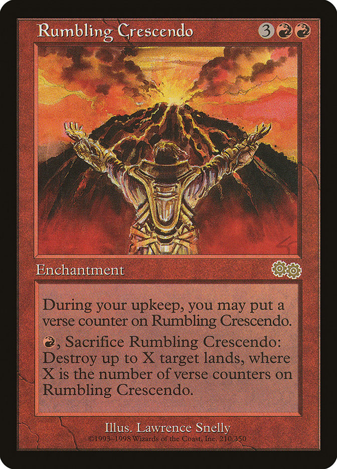 Rumbling Crescendo [Urza's Saga] | Chromatic Games