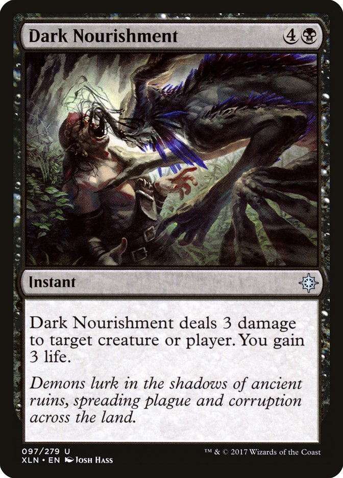 Dark Nourishment [Ixalan] | Chromatic Games