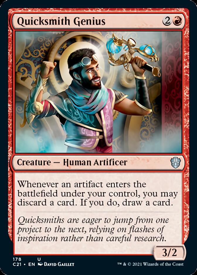 Quicksmith Genius [Commander 2021] | Chromatic Games