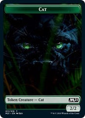 Cat (011) // Soldier Double-Sided Token [Core Set 2021 Tokens] | Chromatic Games