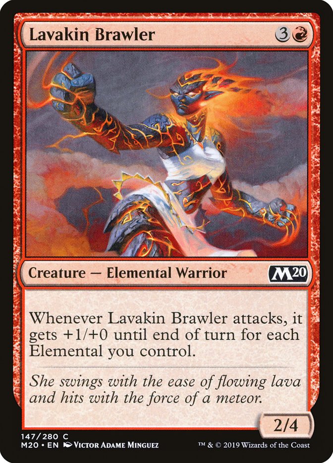 Lavakin Brawler [Core Set 2020] | Chromatic Games