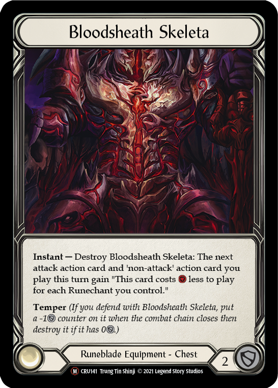 Bloodsheath Skeleta [U-CRU141] (Crucible of War Unlimited)  Unlimited Normal | Chromatic Games