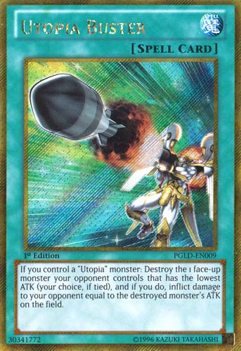 Utopia Buster [PGLD-EN009] Gold Secret Rare | Chromatic Games