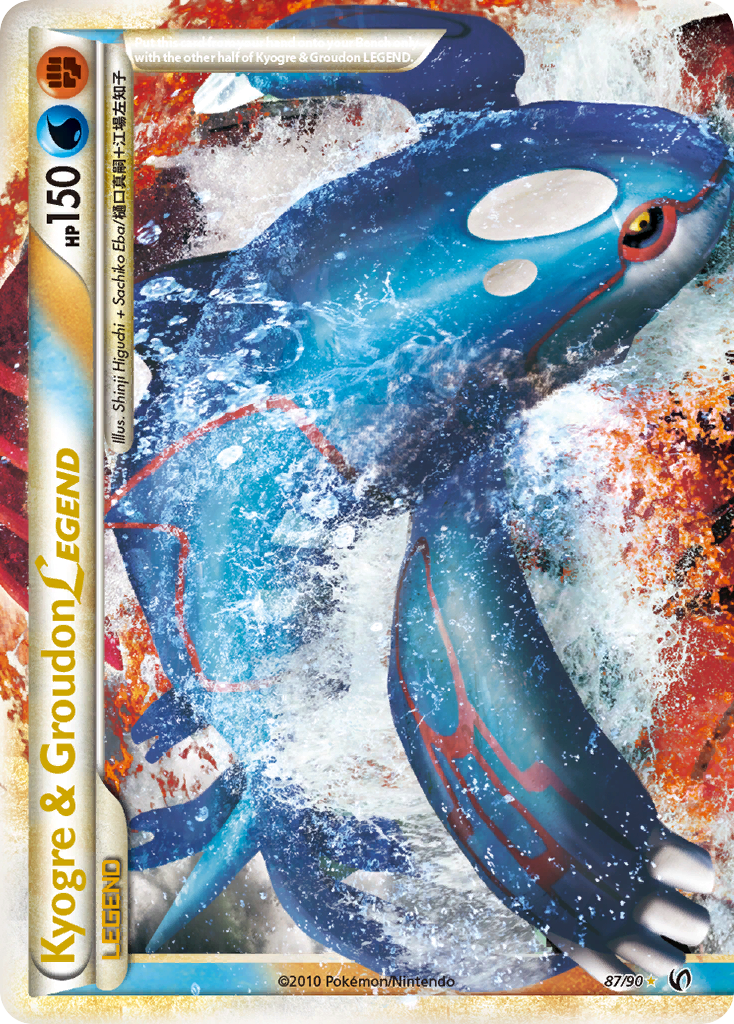 Kyogre & Groudon LEGEND (87/90) [HeartGold & SoulSilver: Undaunted] | Chromatic Games