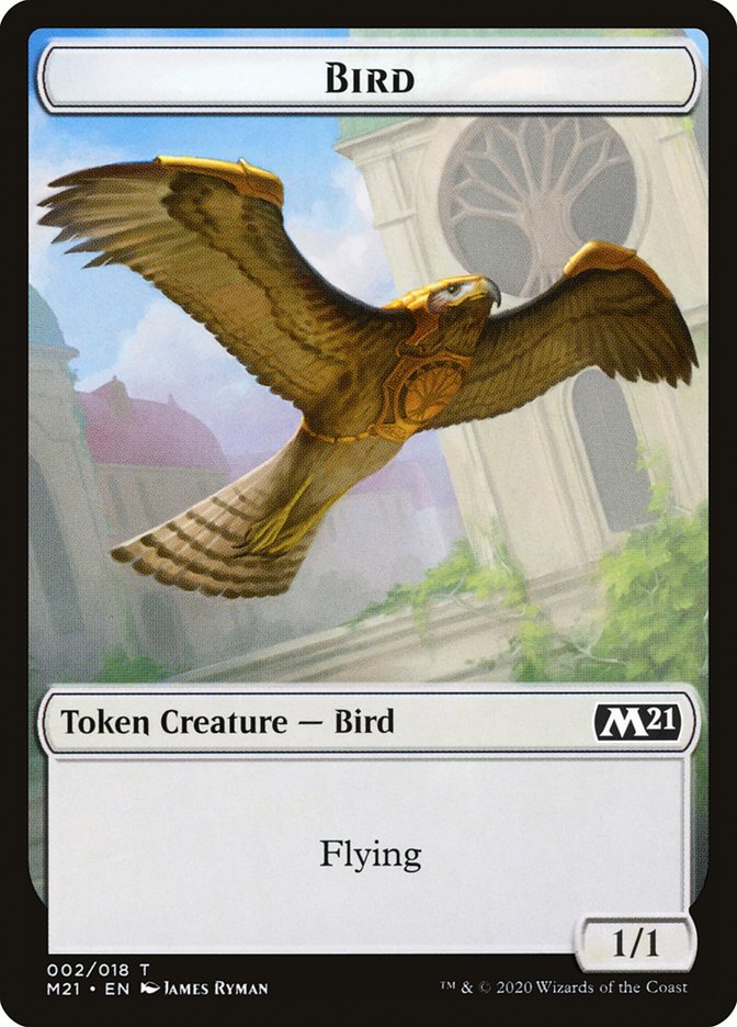 Bird Token [Core Set 2021 Tokens] | Chromatic Games