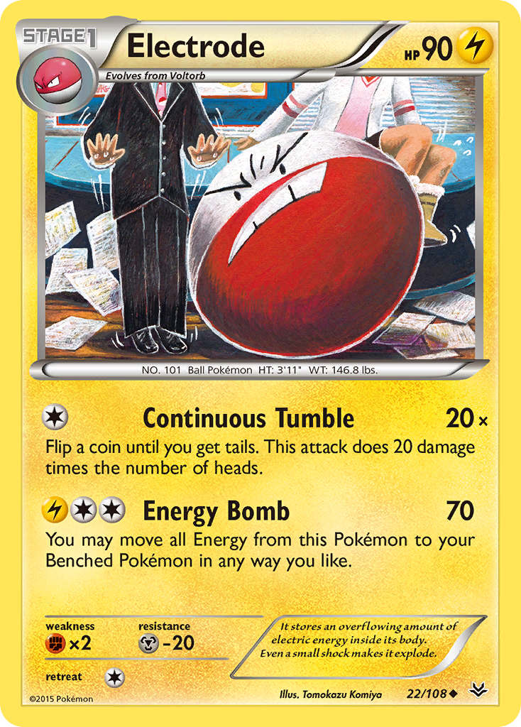 Electrode (22/108) [XY: Roaring Skies] | Chromatic Games