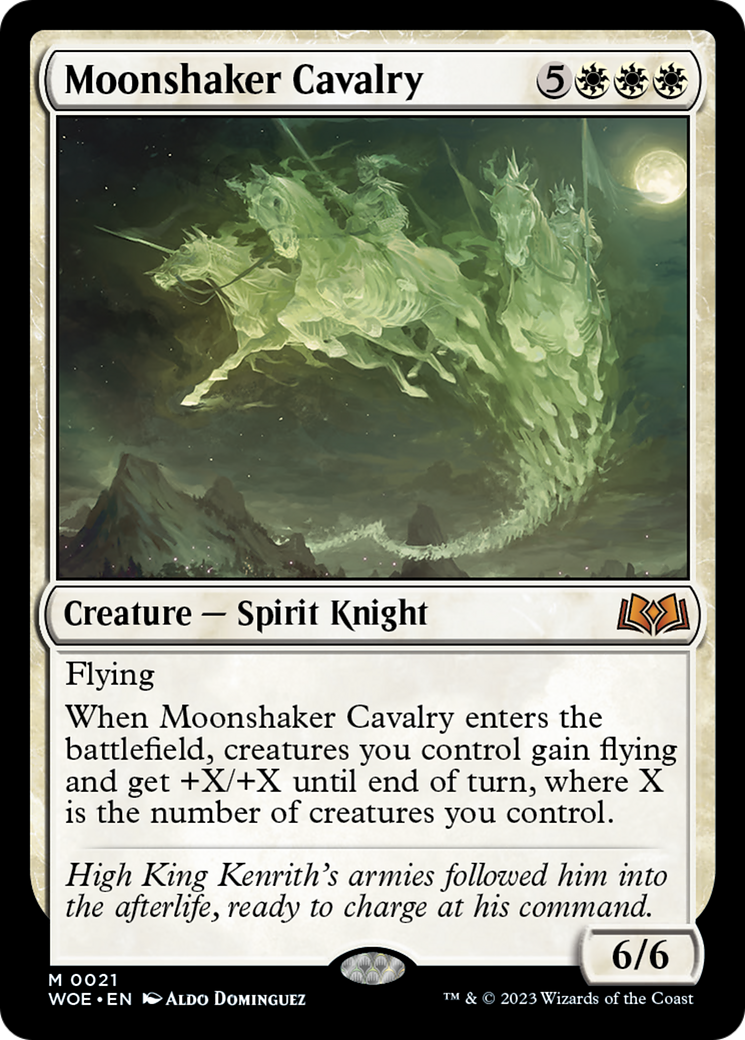 Moonshaker Cavalry [Wilds of Eldraine] | Chromatic Games